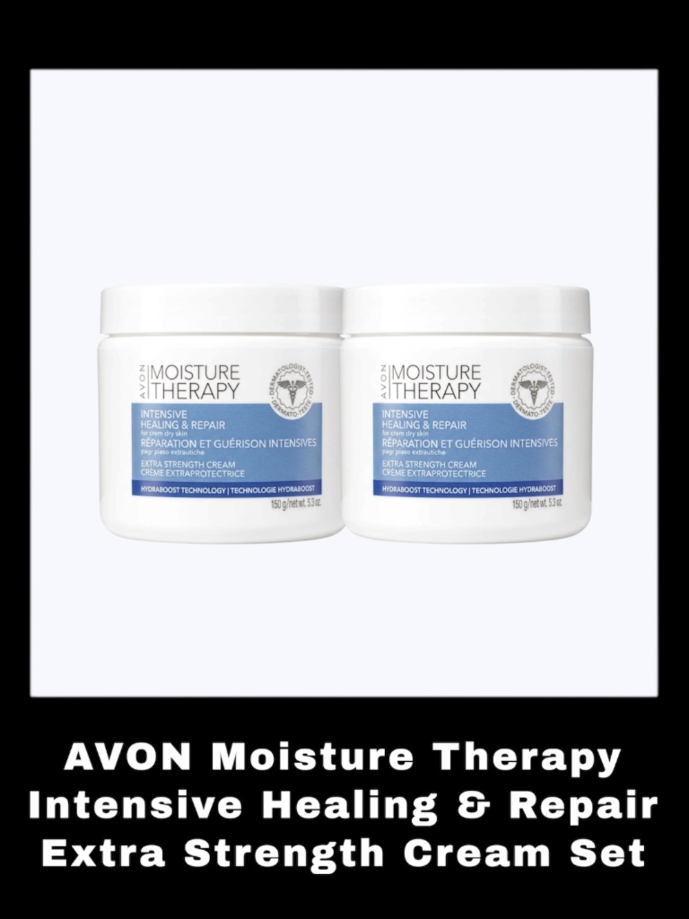 AVON Moisture Therapy Intensive Healing & Repair 5.3 Ounces Strength Cream Set